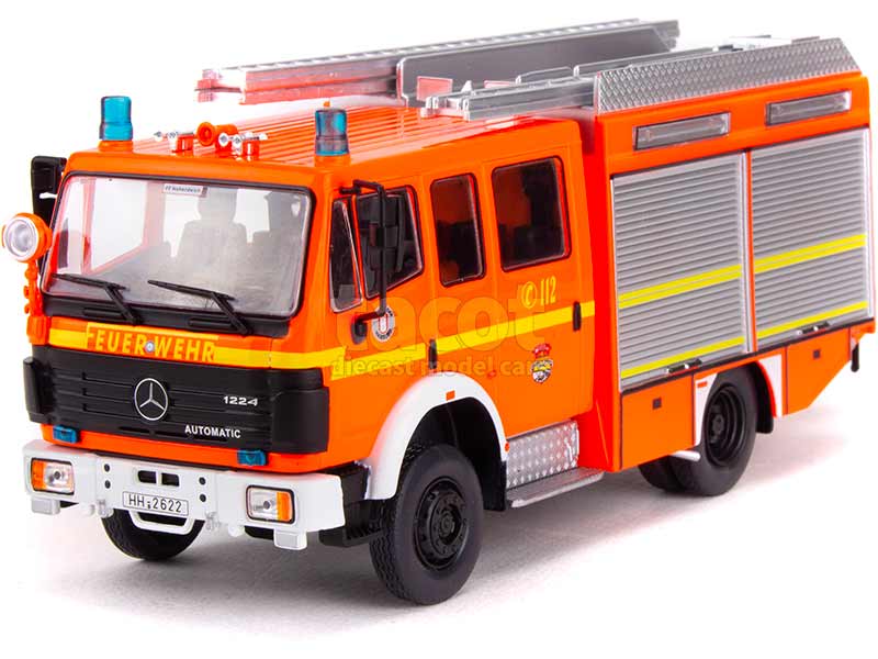 Camion pompier  LF 16/12 Ziegler-Mercedes KAUFBEUREN 1/43 neuf en boite
