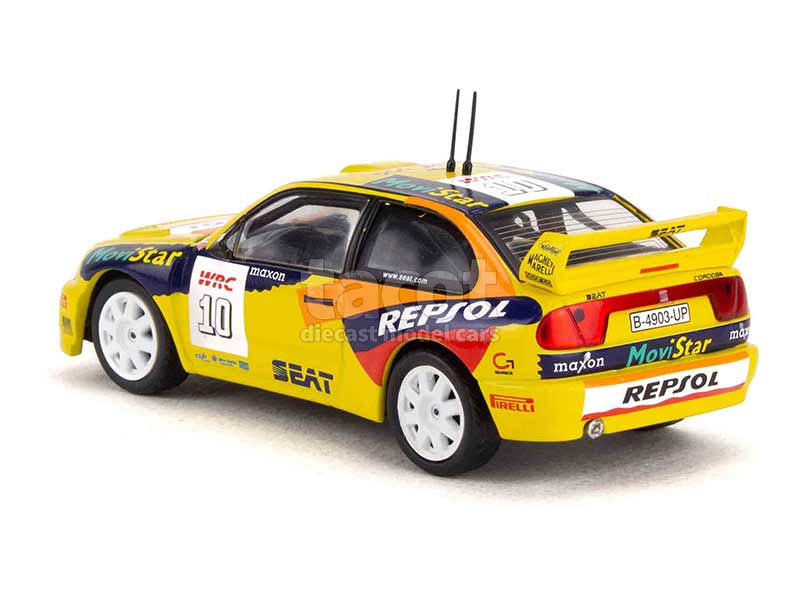 Seat - Cordoba WRC Test Echappement 1999 - Modèle Presse - 1/43 - Autos
