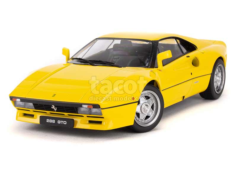 KK-SCALE 1//18 FERRARI 288 GTO 1984 GIALLA MODELLINO