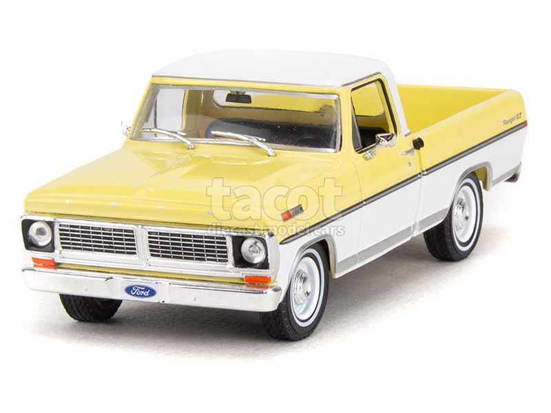 Ford F-100 Pick-up Bleu 1/43 – Ashton Models, Miniature Métal Collection