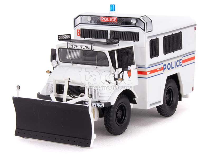Miniature Mercedes Benz Unimog 406 Police Maintien de l'ordre Perfex