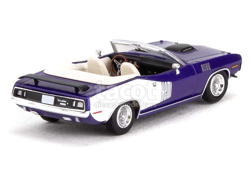 Modellino 1:43 GLM Plymouth Hemi Cuda Cabrio 1971 – Viola Metallizzato Edizione Limitata