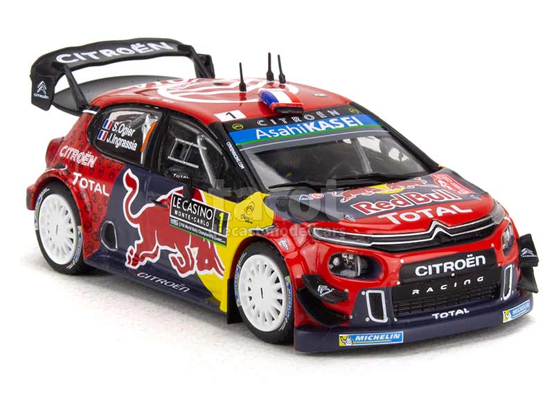 Spark 1/43 – Citroën DS3 N°1 – Vainqueur Monte-Carlo 2012 (Miniature En Boîte)