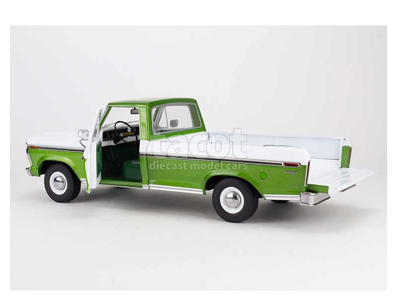 GREENLIGHT 1/18 - Ford F-100 1975 Rouge - Miniature Métal/plastique, GREEN13620