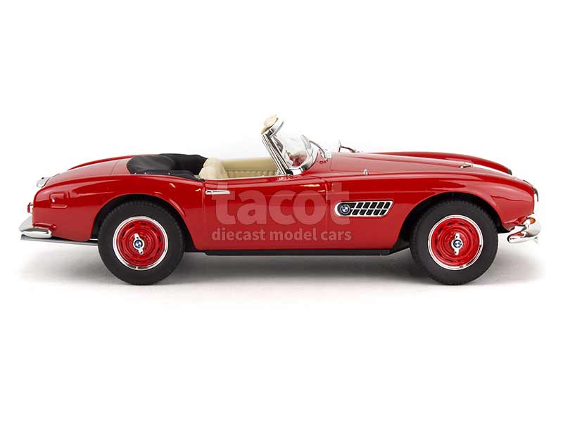 Modellino 1:43 Atlas By Norev BMW 507 – Auto Sportiva Classica Nera, Metallo