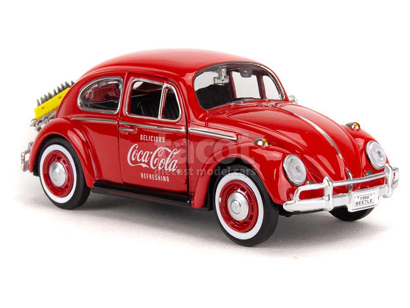 Miniature Volkswagen Coccinelle Coca-Cola 1966 - Motor City 1/43 - 440031