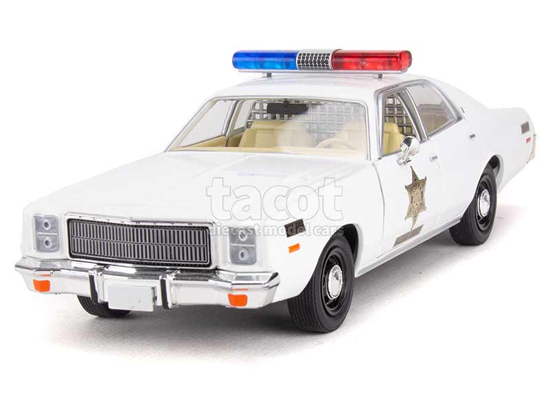 Miniature Plymouth Fury 1977 – NYPD, Police, Greenlight 1/24, Neuve