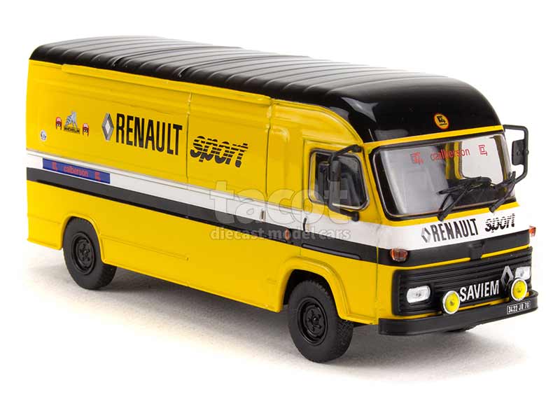 Saviem SG2 Compétition + Remorque 2 Essieux + R12 Gordini - 1/43 Solido - TBE