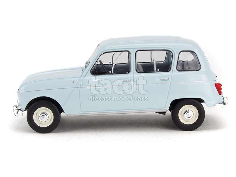 JOUSTRA tôle 1/18 Renault R4L bleue marine TBE - FR