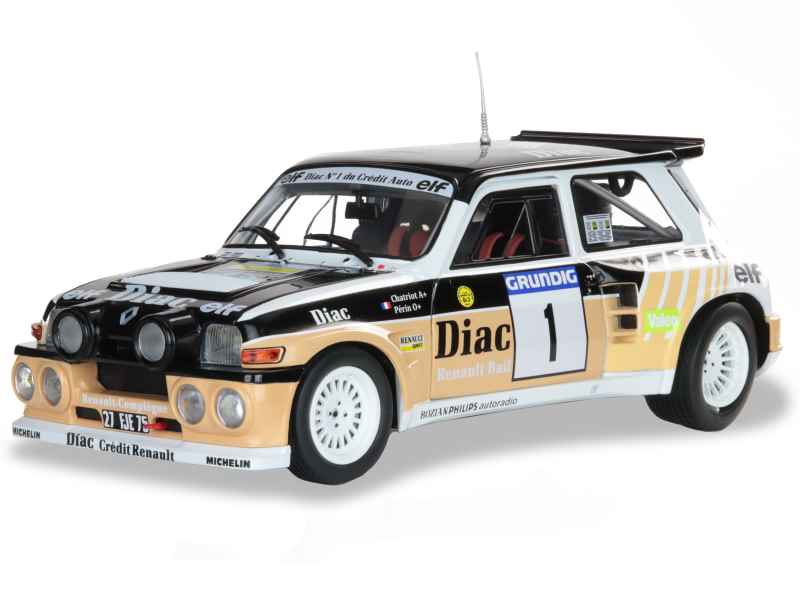 Renault 5 Maxi Turbo 4x4 - Rallye RACE-Avilés 1989 - Barreras - Mínguez - Altaya