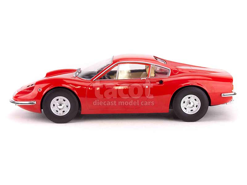 Ferrari 246 GT Dino 1969 Miniature Modelcar 1/18 - Métal Monté