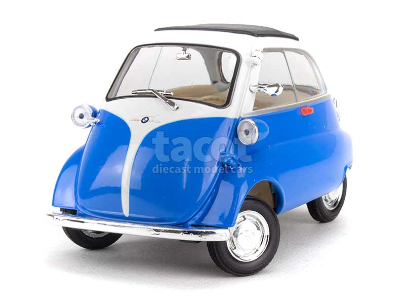 BMW Isetta 250 (1955) Miniature 1/18 Revell - Bleu Et Blanc - Réseau Concessionnaire - Excellent état