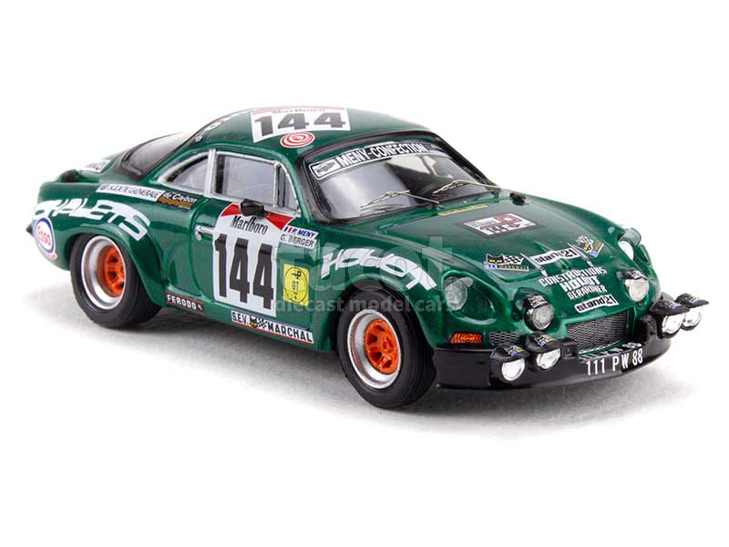 RENAULT ALPINE A110 RALLYE 24H DE CHAMONIX 1976 BELTOISE TROFEU COF