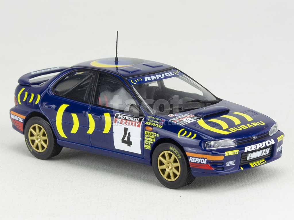 IXO Subaru Impreza 555, No.5, Rallye WM, tour de Corse 1995, 1:24 | Model Car World