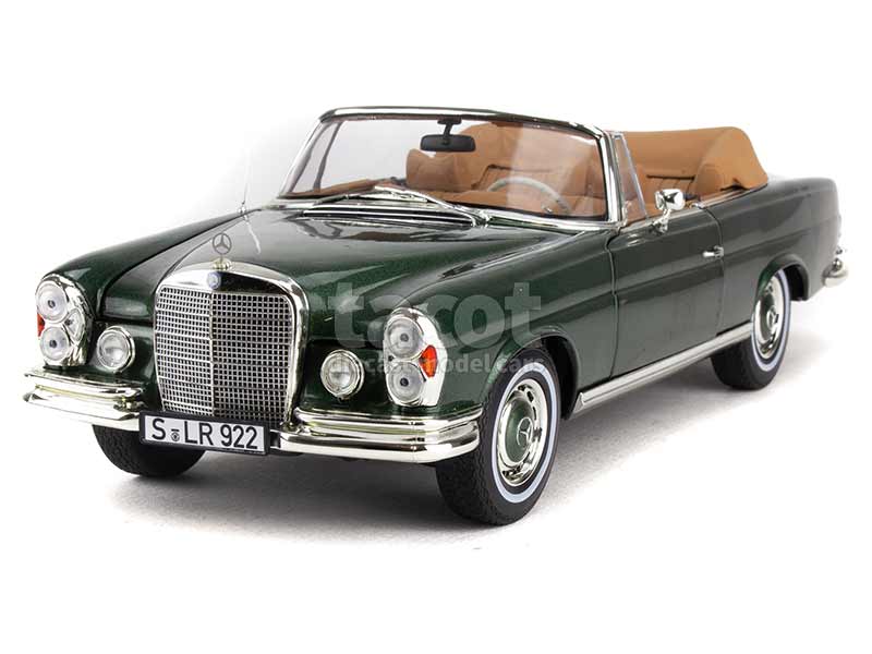 Maquette Mercedes 280 SE Cabriolet (W111) 1966 échelle 1:18 - Crème, Métal, Maisto, Neuve