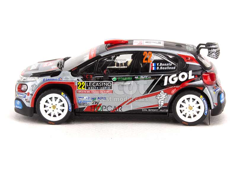 1:43 IXO RAM845 Citroën C3 Rally2 Lefebvre rally Monte Carlo 2022