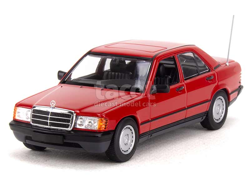 Mercedes 190 E 1984 Minichamps – Miniature 1/43 Noire – Collection Neuve