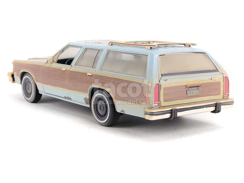 Greenlight 1:18 - 1 - Coche A Escala - Ford LTD Country Squire Terminator 2 Judgment Day Coleccion Artesanal Serie De Tv Coche De Arnold Schwarzenegger