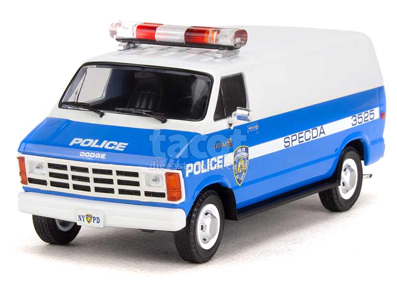 94144 Dodge Ram B250 Van Police 1987