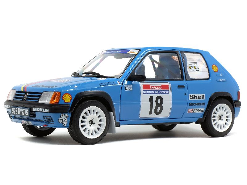 94187 Peugeot 205 Rallye Gr.A PTS Tour de Corse 1990