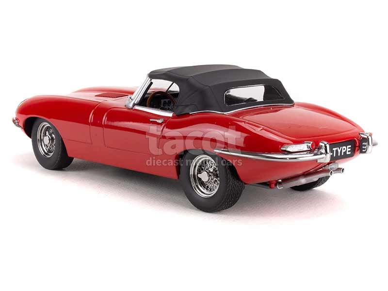 Jaguar Typ cabriolt roug - véhicul d'lton John 1/43 Bst