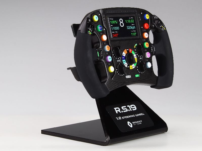 Divers - Steering Wheel F1 RS19/ Volant F1 RS19 - ZMODELS - 1/2