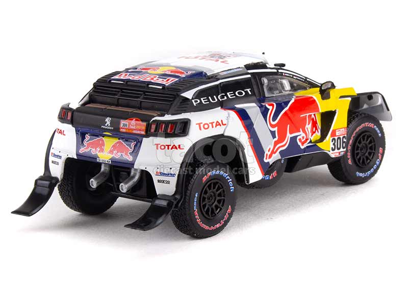 CITROEN/ PEUGEOT SPORT Peugeot Sport 3008 DKR MAXI 1/43 LOEB - Voiture  miniature - Private Sport Shop