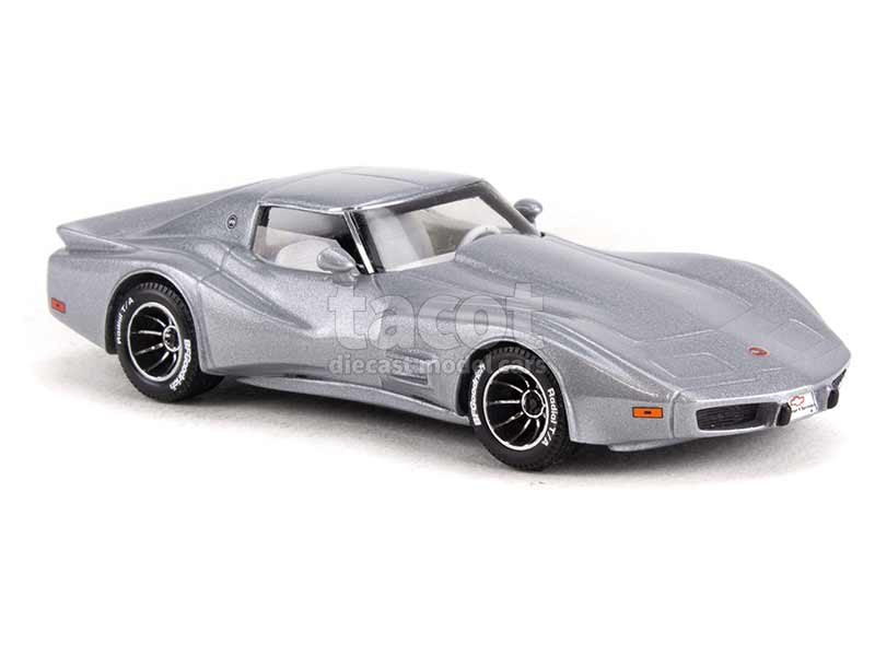 A collectible scale model Chevrolet Corvette Greenwood Le Mans from Altaya