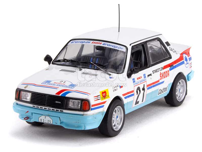 SKODA 130 LR N.21 RALLY ACROPOLIS 1986 KRECEK/MOTL 1:18 Ixo Model Auto