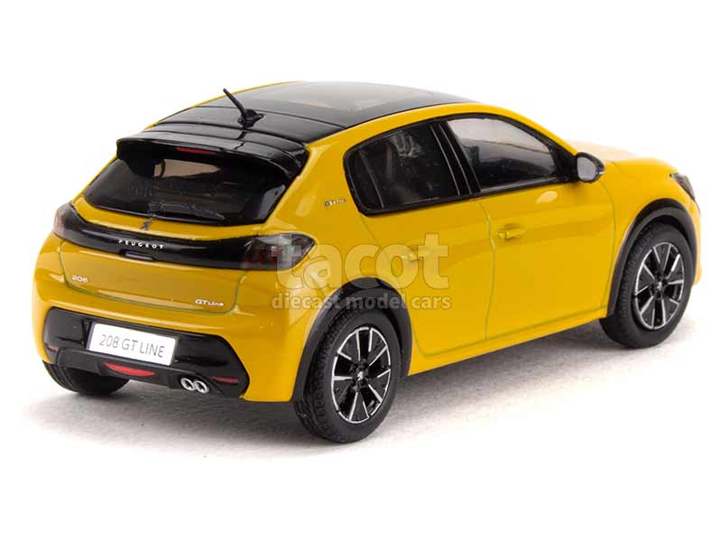 Voiture Miniature PEUGEOT 208 GT Line de 2019 Jaune NOREV 1/43 - Cdiscount  Jeux - Jouets