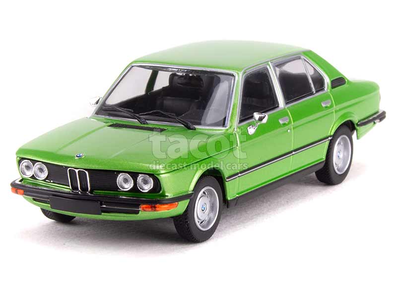 Minichamps 1/43 - BMW 520 I E12 Verte 1974 - Collection - Boîte Incluse