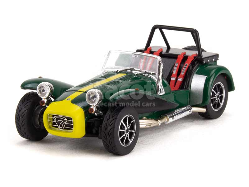 LOTUS CATERHAM SUPER 7 SEVEN 1957-1973 cabriolet fermé c vert anglais 1/18 ANSON