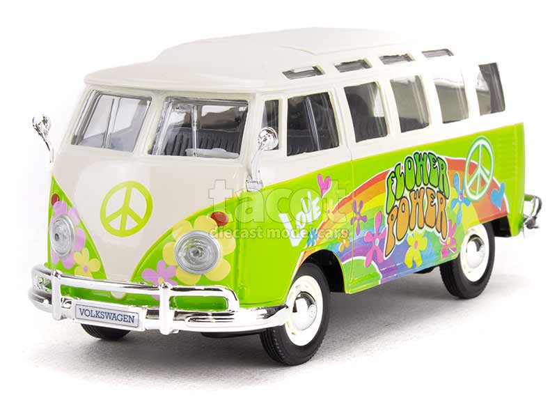 Miniature 1/43 Volkswagen Combi T1 Samba 1955 Jaune Et Crème - Minialuxe, Neuve