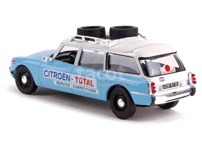 Citroën ID 19 Break RTF (1963) 1/43 Atlas Bleu Métal/Plastique Métal