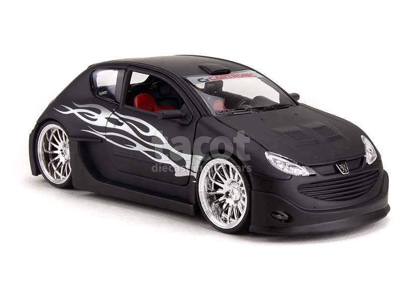 Peugeot - 206 Tuning - Welly - 1/24 - Autos Miniatures Tacot