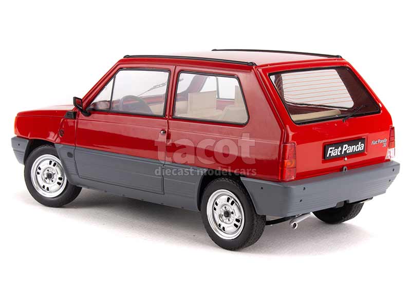 Voiture Miniature de Collection KK SCALE MODELS 1-18 - FIAT Panda 30 MK1 -  1980 - Red - 180521R - Voiture - à la Fnac