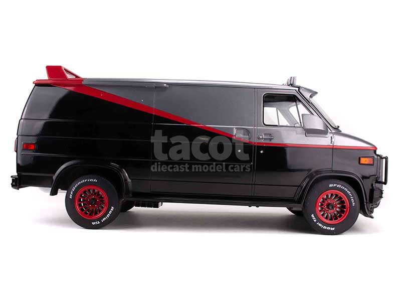 GMC - Vandura Van Agence Tous Risques 1983 - Greenlight - 1/12 - Autos  Miniatures Tacot