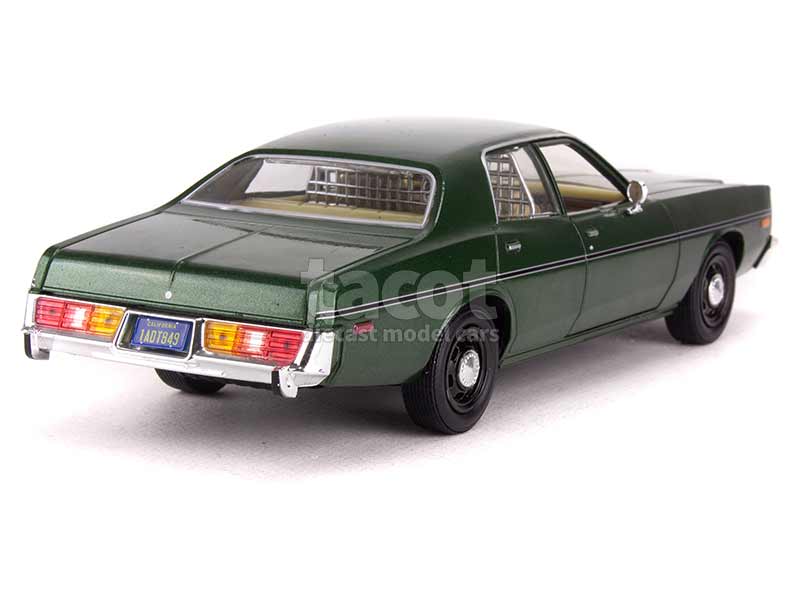 Greenlight 1:43 - 1977 Dodge Monaco Police Roseville - Chase Version - Neuf