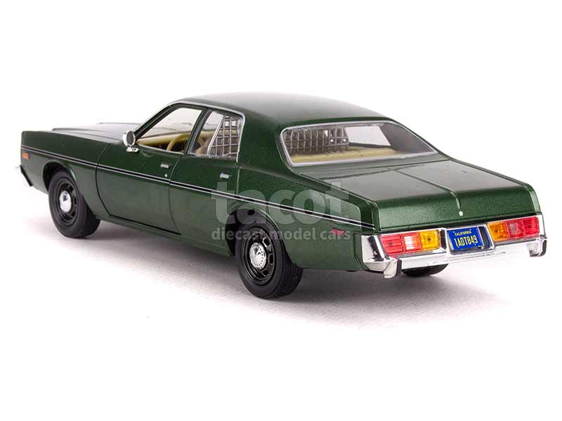 Miniature Dodge Monaco Police – Greenlight 1/24 – Sheriff Hatchapee 1977 #84107