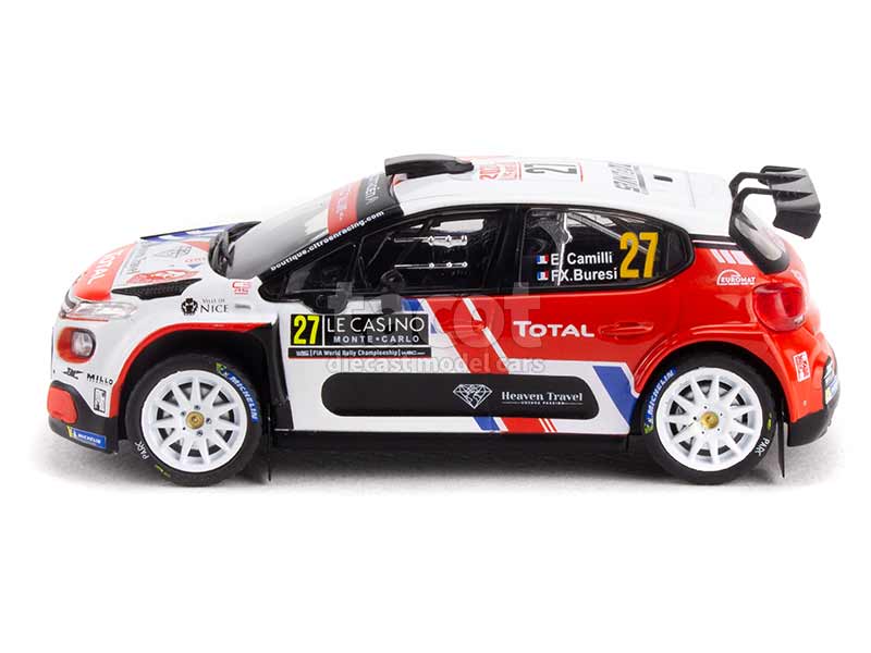Décalcomanie 1/43 Citroën C3 R5 Bruno Longépé Rallye Suisse Normande 2021 - Neuf