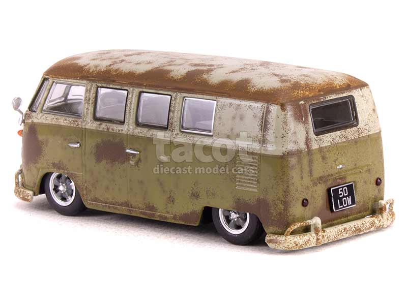 VW T COMBI 1960 COCA COLA SUR TOIT + REMORQUE 1/43