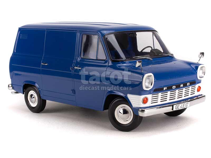 KK Scale 1:18 - Ford Transit Bus 1965 Police Hamburg - Vert Foncé - Neuf