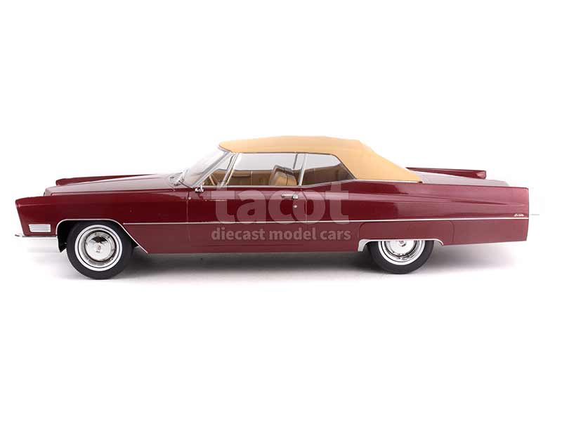 Cadillac DeVille Cabriolet 1967 - Miniature 1:18 KK-Scale - Verte - Métal