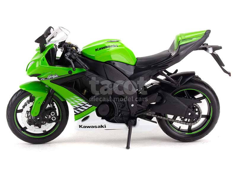 Maisto Kawasaki ZX-10R Modell 1:12 - Detailreiches Motorrad Mit Federung