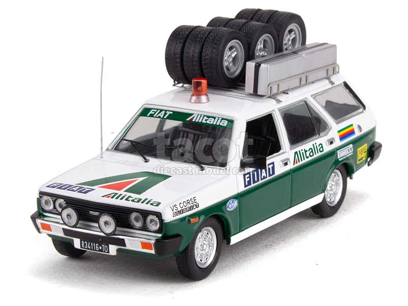Fiat 131 Break Panorama Rally Assistance 1977 - Ixo 1/43 - Sous Blister, Neuf