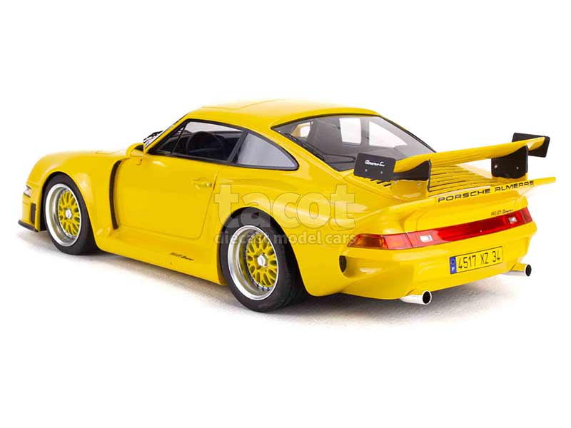 Kess Models 1/18 Porsche 911 993 GT1 – Couleur Gris Métal, Modèle KE18004C (neuf)