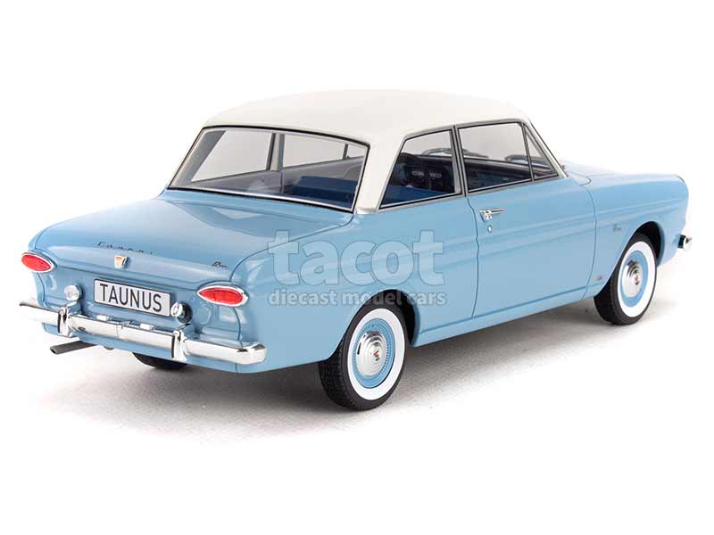 Ford Taunus 12M P4 1965 BOS 1 18 Autos Miniatures Tacot