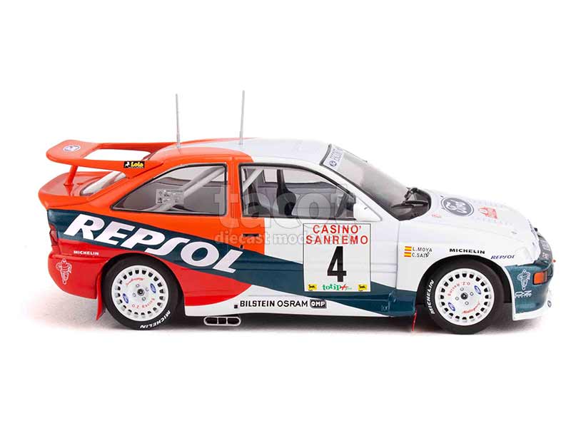 Ford Escort RS Cosworth 1996 Azul Metalizado 1:18 – Listo para la c