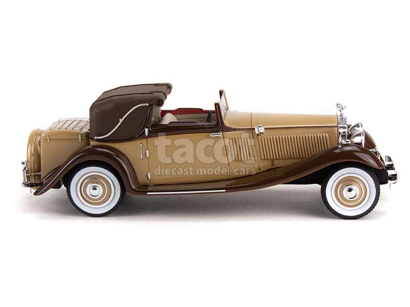 Miniature Rolls Royce Phantom II Continental 1/43 AutoCult ATC05041 - Noire