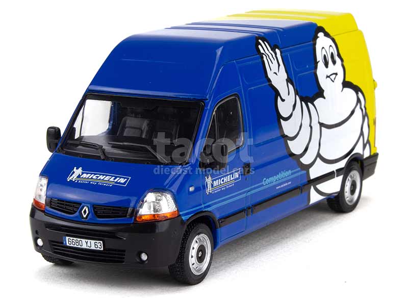 Norev 1/43 – 518754 – Renault Master Michelin – Miniature Neuve